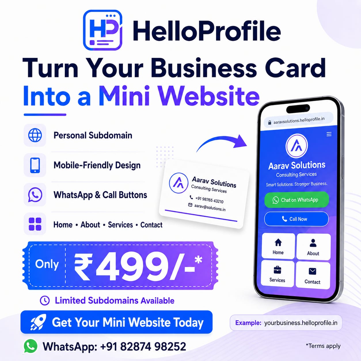 HelloProfile digital profile promotion